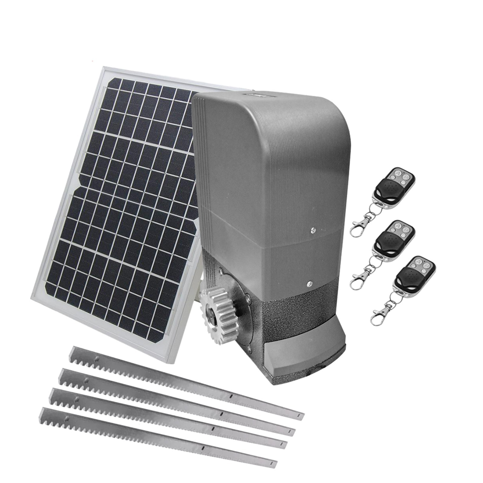 GATE MOTOR PORTÃO 500KG 3REMOTES- 1BATERIA Lithium-ion - ACCESSORI